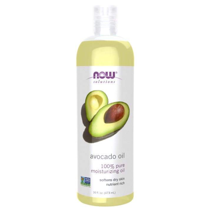 Now Foods Solutions Avocado Oil Pure Moisturizing Oil 16 oz.