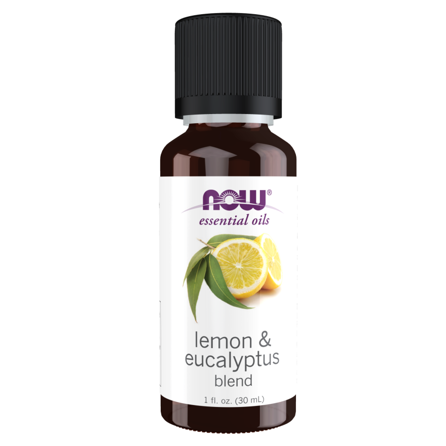 NOW Foods Lemon & Eucalyptus Oil Blend Oil Blend 1oz.