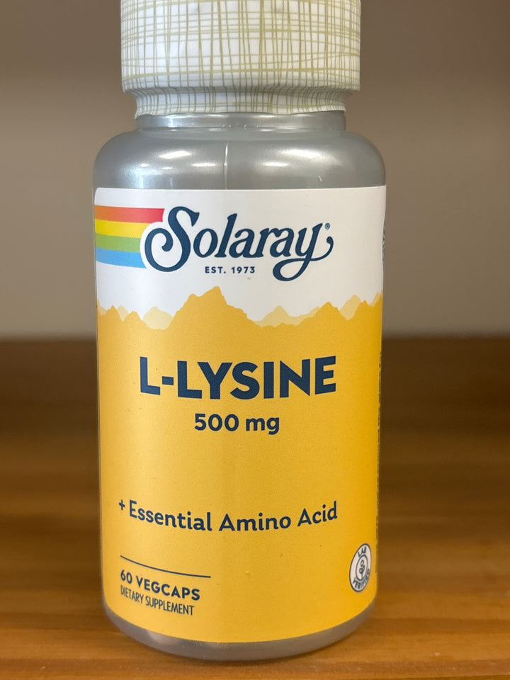 Solaray L-Lysine - 500 mg - 60 capsules