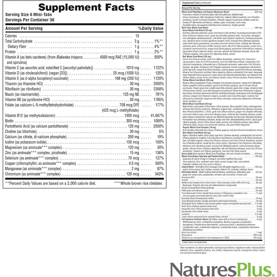 Nature's Plus Source of Life® GOLD 180 Mini-Tabs