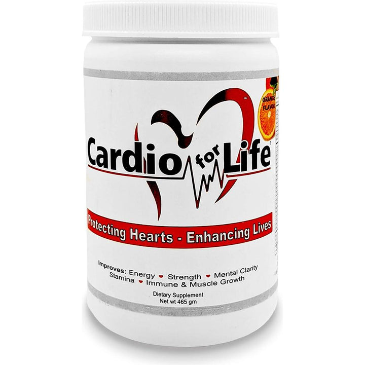 CardioForLife - 16 oz. CardioForLife Powder con AstraGin - Sabor a naranja