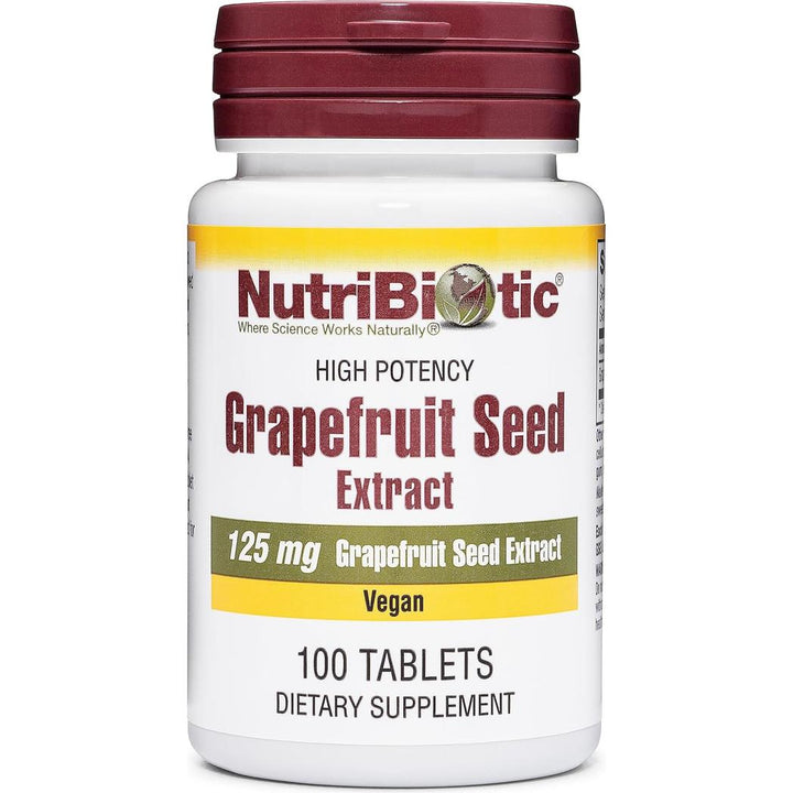 Extracto de semilla de pomelo NutriBiotic 125 mg 100 tabletas