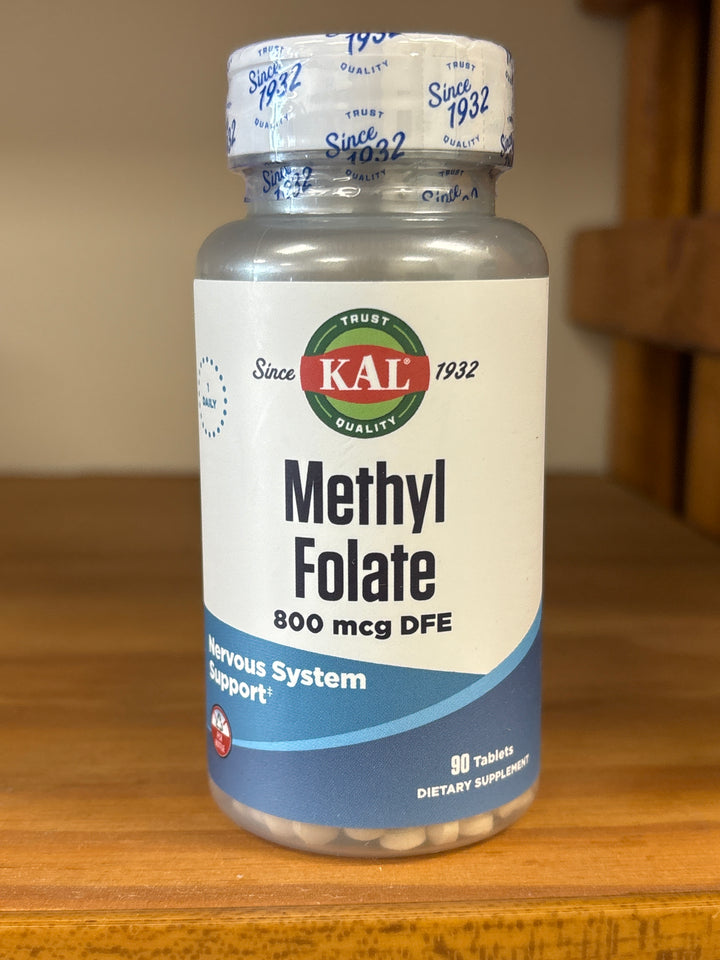 KAL, Methyl Folate, 800 mcg DFE, 90 Tablets