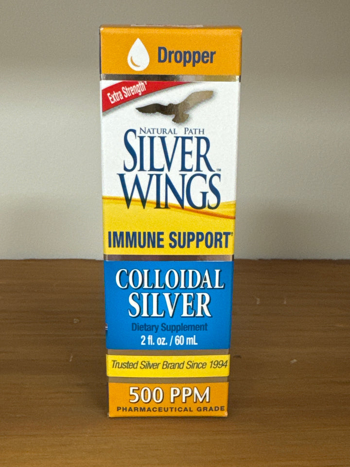 Natural Path / Silver Wings Colloidal Silver 500 ppm 2 oz.