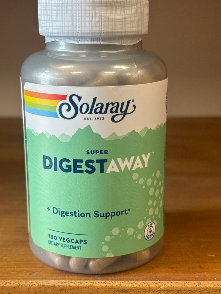 Solaray Super DigestAway - 180 capsules