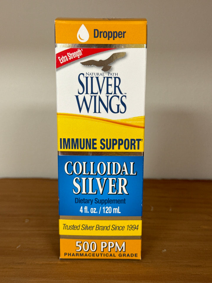 Natural Path / Silver Wings Colloidal Silver 500 ppm 4 oz.