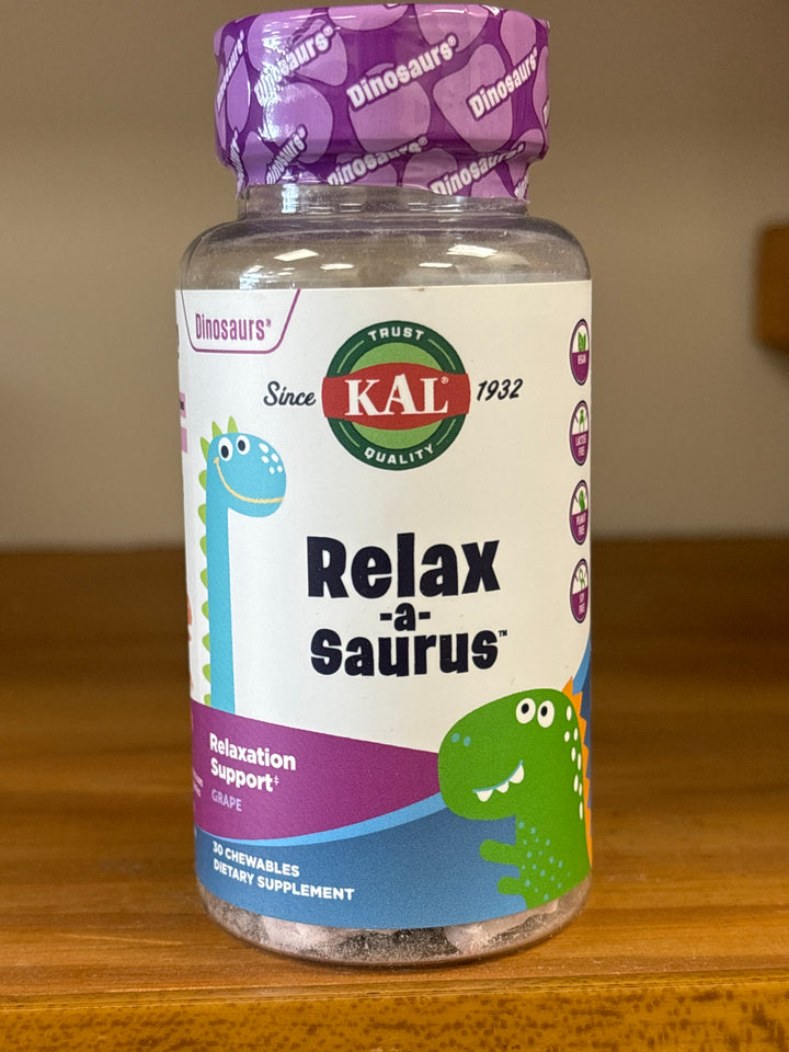 KAL Relax-a-Saurus  Children's L-Theanine 30 Chewables