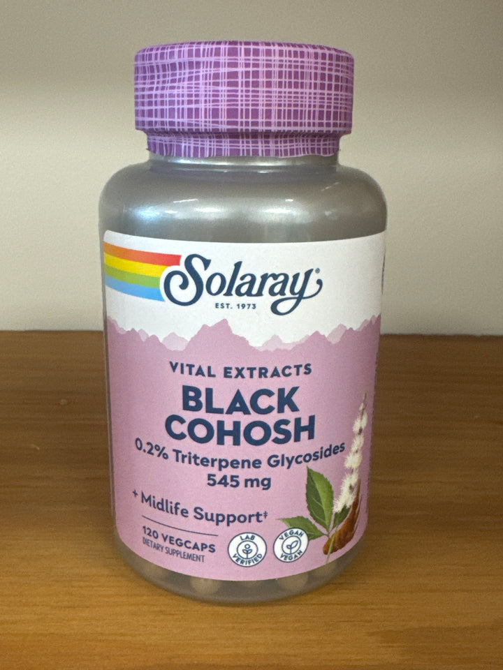 Solaray  Black Cohosh-  545 mg - 120 capsules