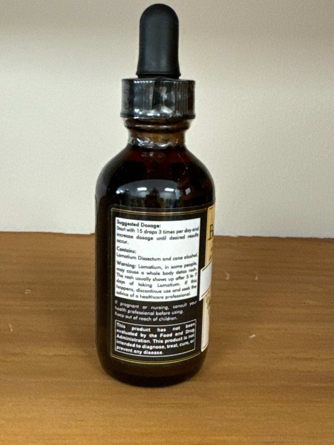 LDM-100 - lomatium dissectum Tincture - 2 fluid oz  LDM100