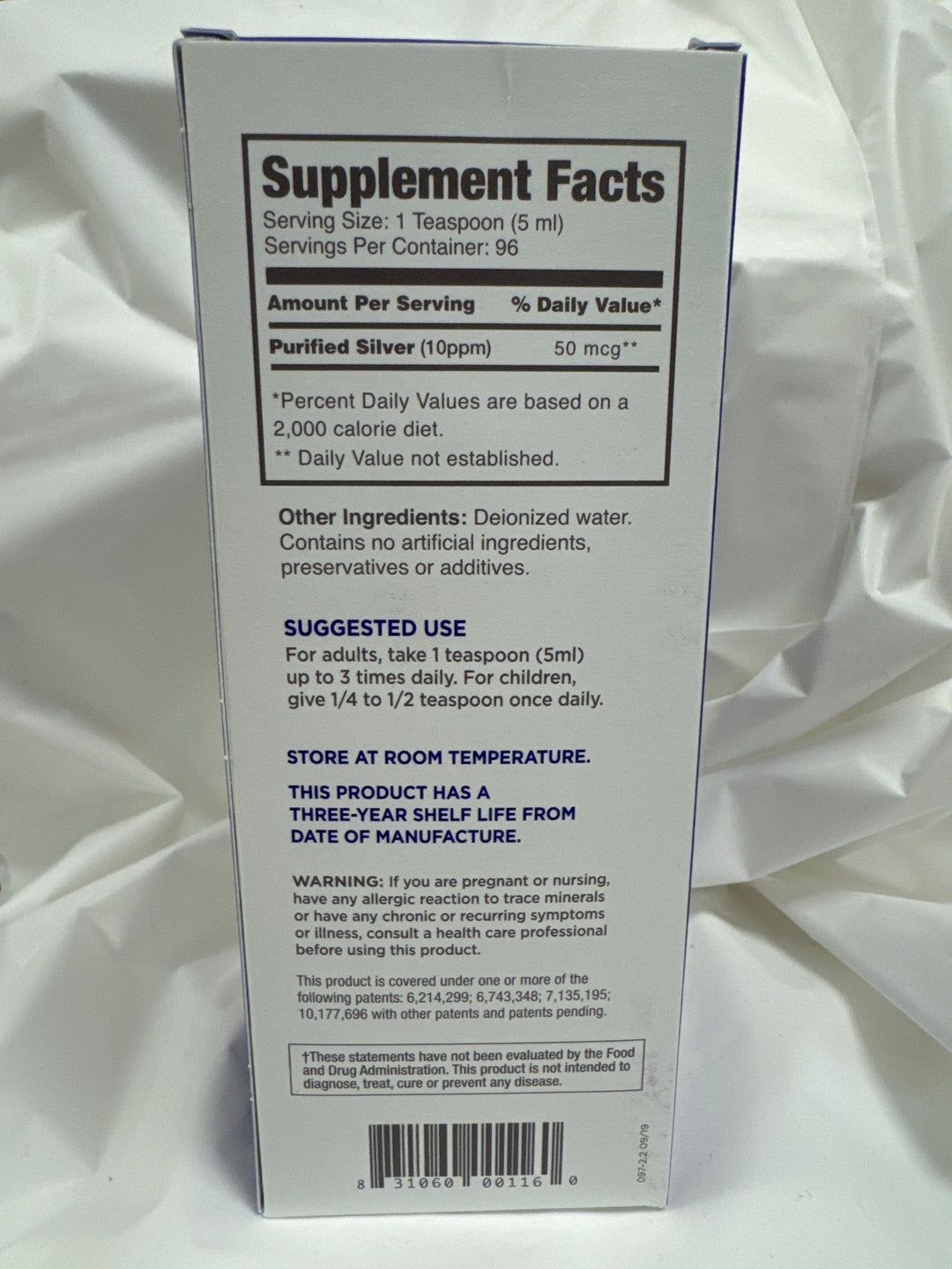 SilverBiotics 10 ppm Silver 16 fl oz Silver Biotics