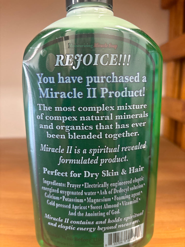 Miracle II Moisturizing Soap 22oz Miracle 2