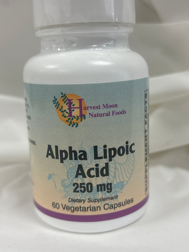 Harvest Moon High Potency Alpha Lipoic Acid  250mg  60 Capsules