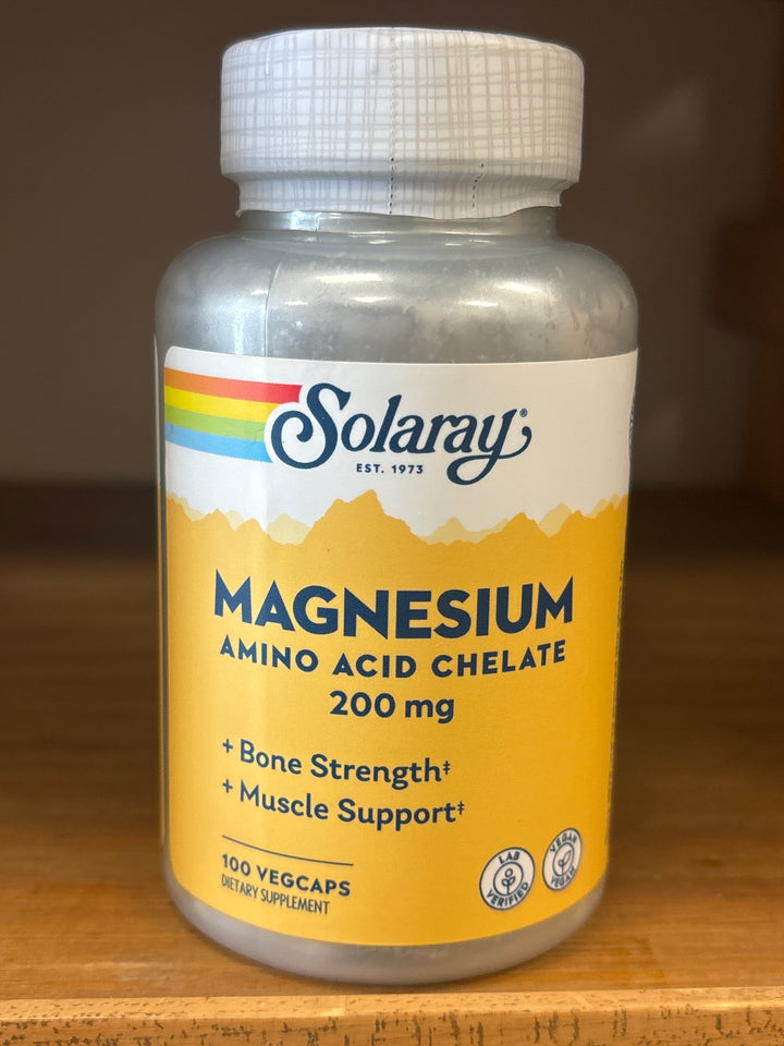 Solaray Magnesium (amino acid chelate ) 100 capsules