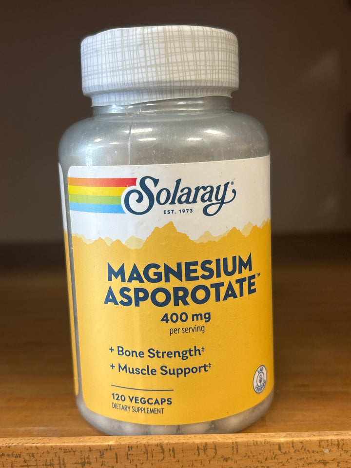 Solaray Magnesium Asporotate - 120 capsules