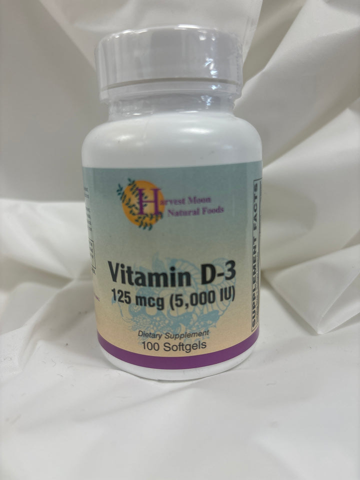 Harvest Moon Vitamin D3 5000iu 100 softgels