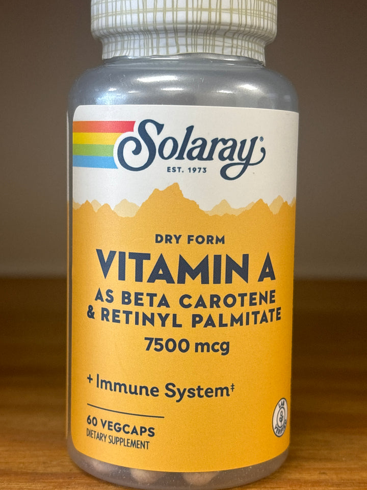 Solaray Emulsified Dry Vitamin A 25,000 iu