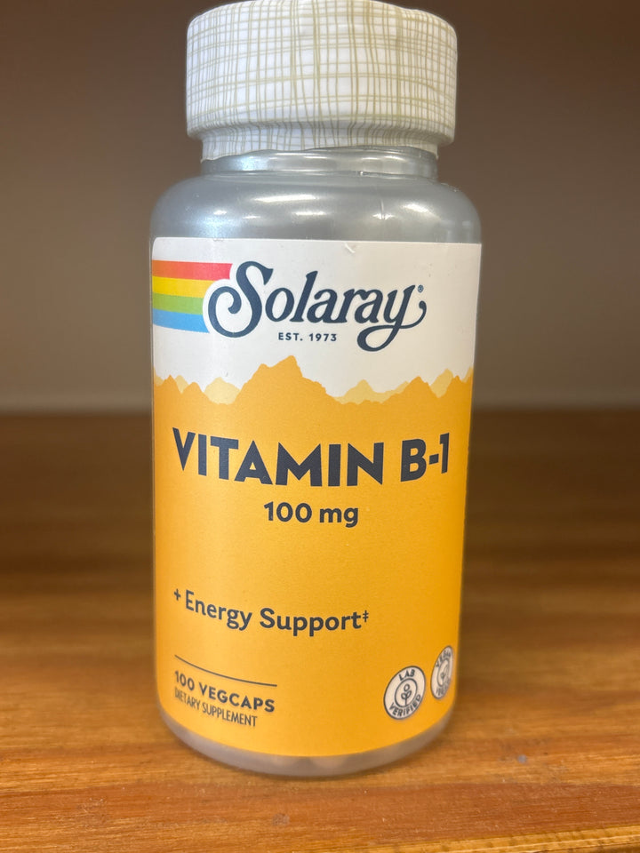 Solaray Vitamin B-1  - 100 mg - 100 capsules