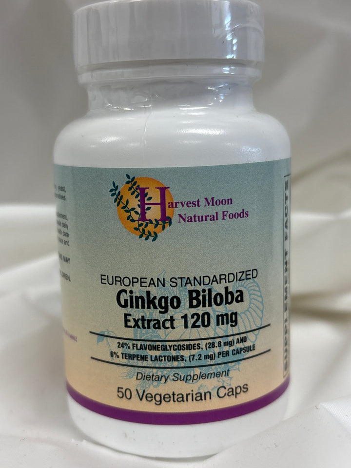 Harvest Moon Ginkgo Biloba Extract 120 mg - 50 Capsules