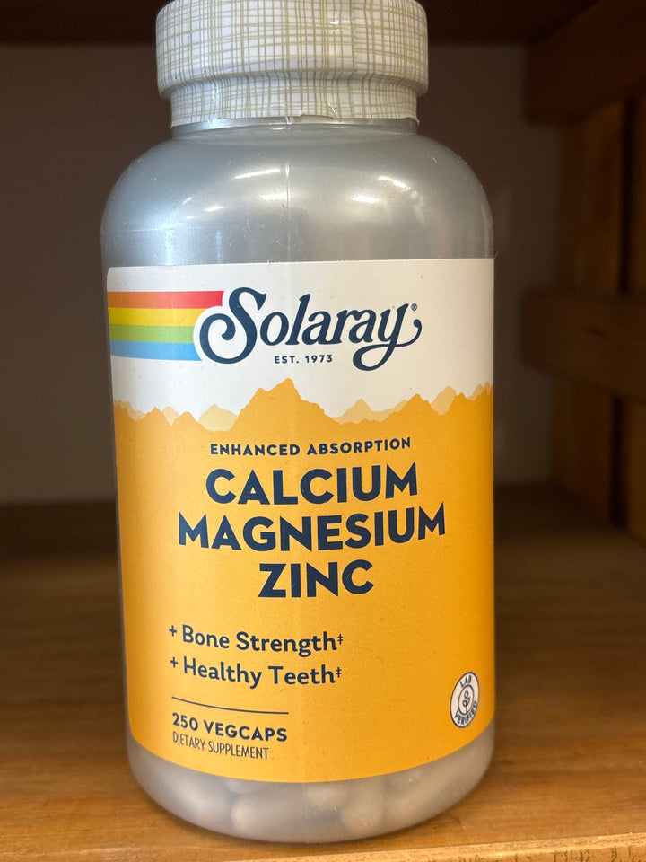 Solaray Calcium, Magnesium, Zinc  - 250 capsules