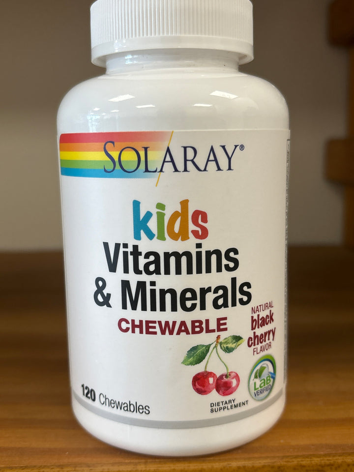 Solaray Kid's Chewable Vitamins & Minerals - 120 wafers