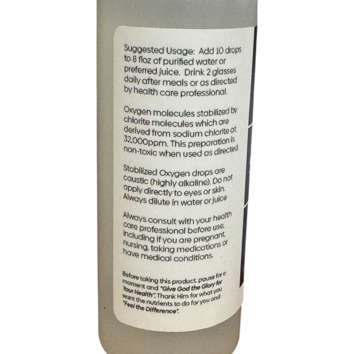 Adi's Spiritual Hands, LLC Formally Dr. Lamar's Liquid Stabilized Oxygen 4 Fl Oz.