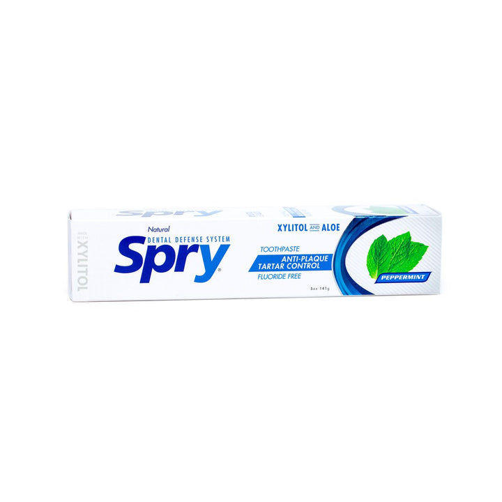 XLEAR Spry Xylitol Toothpaste Peppermint 5oz Fluoride-Free