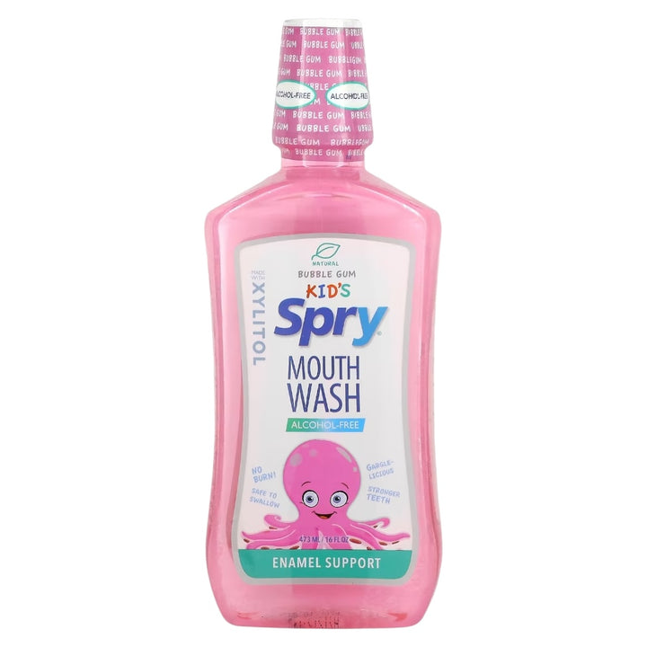 XLEAR Spry Kid’s Bubble Gum Mouthwash 16oz