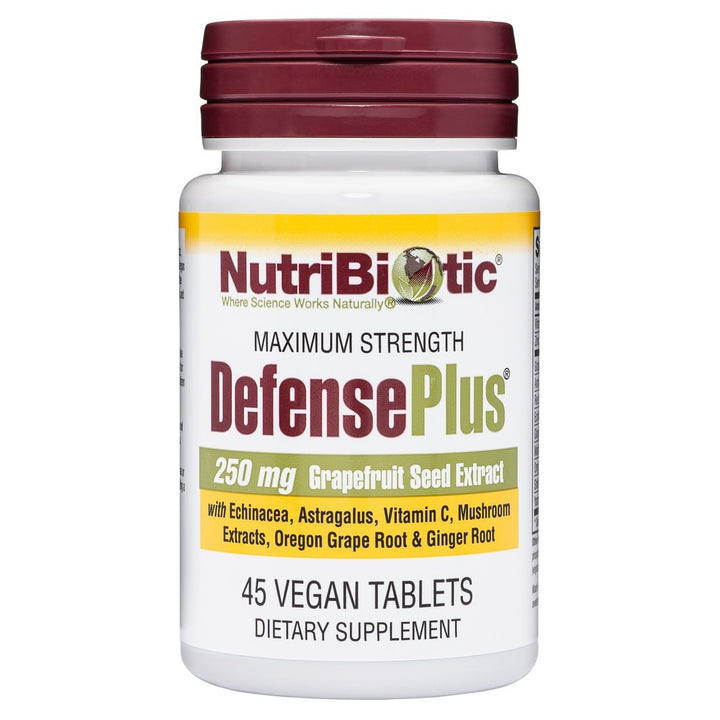 NutriBiotic Defense Plus 250 mg GSE, 45 Tabs