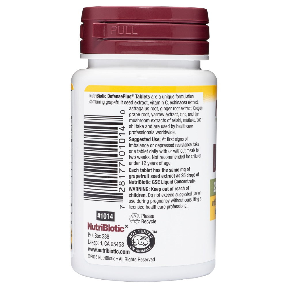 NutriBiotic Defense Plus 250 mg GSE, 45 Tabs