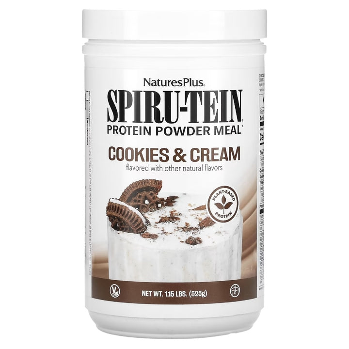 Nature's Plus SPIRU-TEIN® High-Protein Energy Meal Cookies & Cream 1.06lb SPIRUTEIN