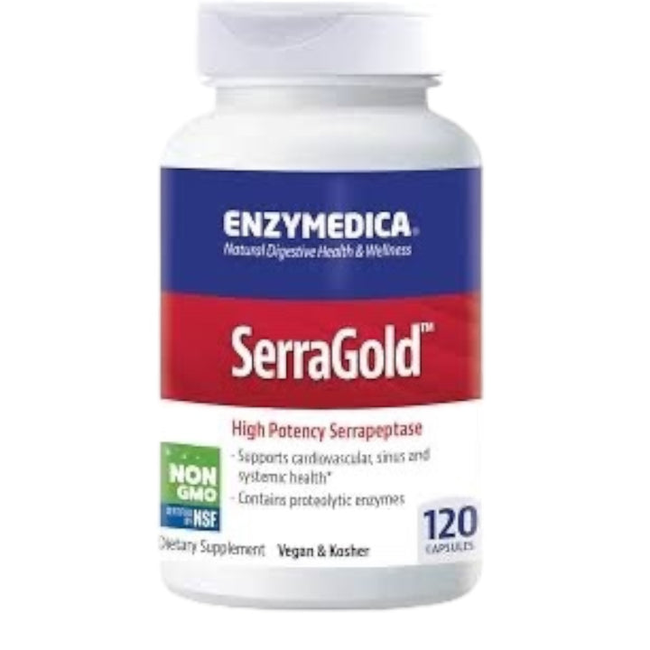 Enzymedica SerraGold™ 120 capsules