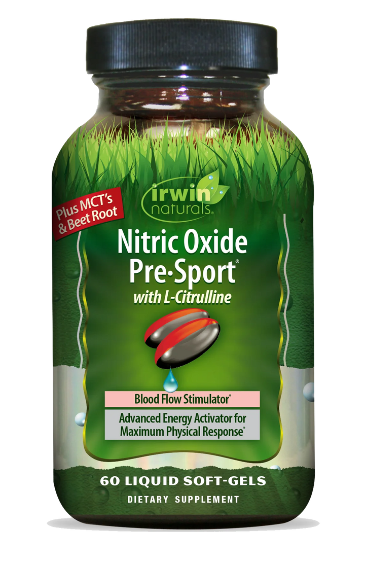 Irwin Naturals Nitric Oxide Pre-Sport 60 Liquid Soft-Gels