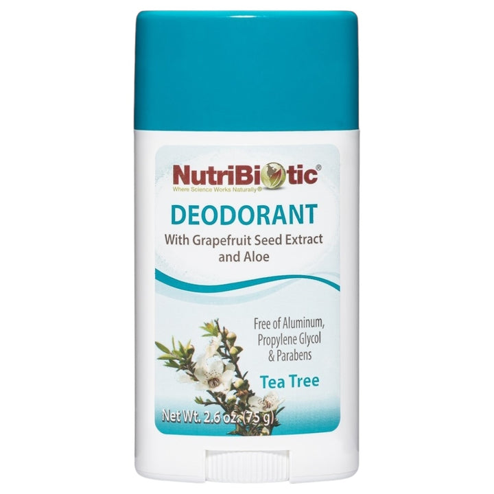 NutriBiotic Deodorant, Tea Tree 2.6 oz