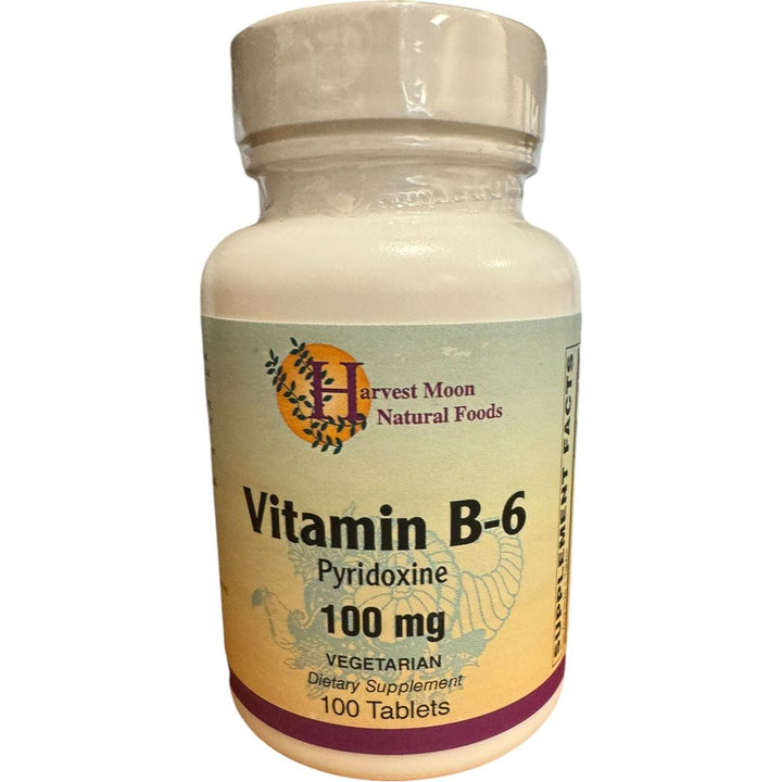 Harvest Moon Vitamin B-6 100mg - 100 Tablets