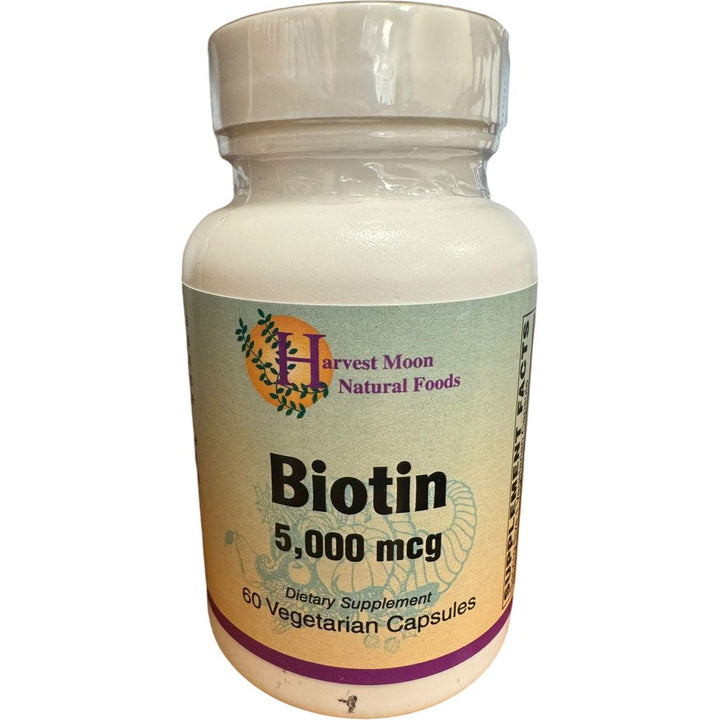 Biotina Harvest Moon 5000 mcg 60 cápsulas