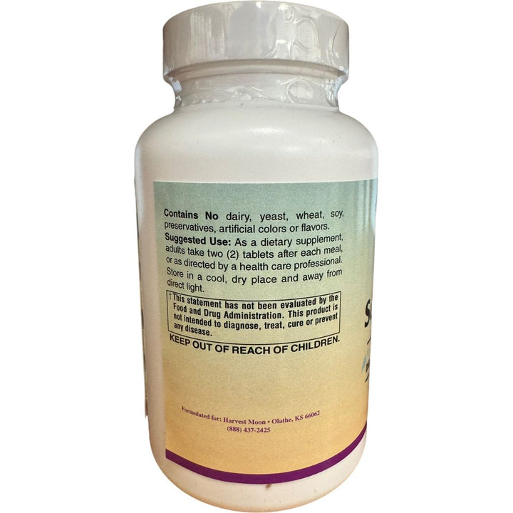 Harvest Moon SuperZyme Enzymes Size 180 tablets