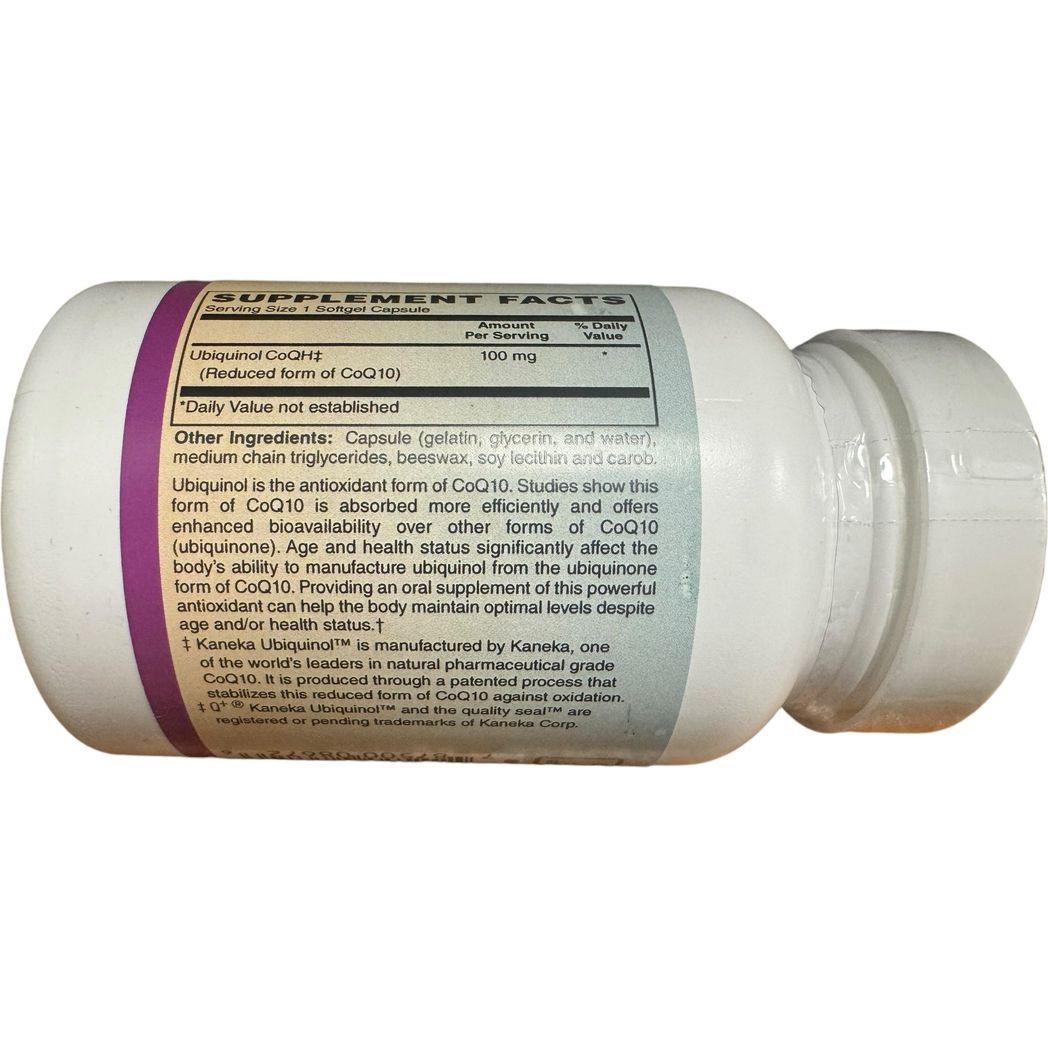 Ubiquinol 100 mg 60 cápsulas de Harvest Moon Natural Foods