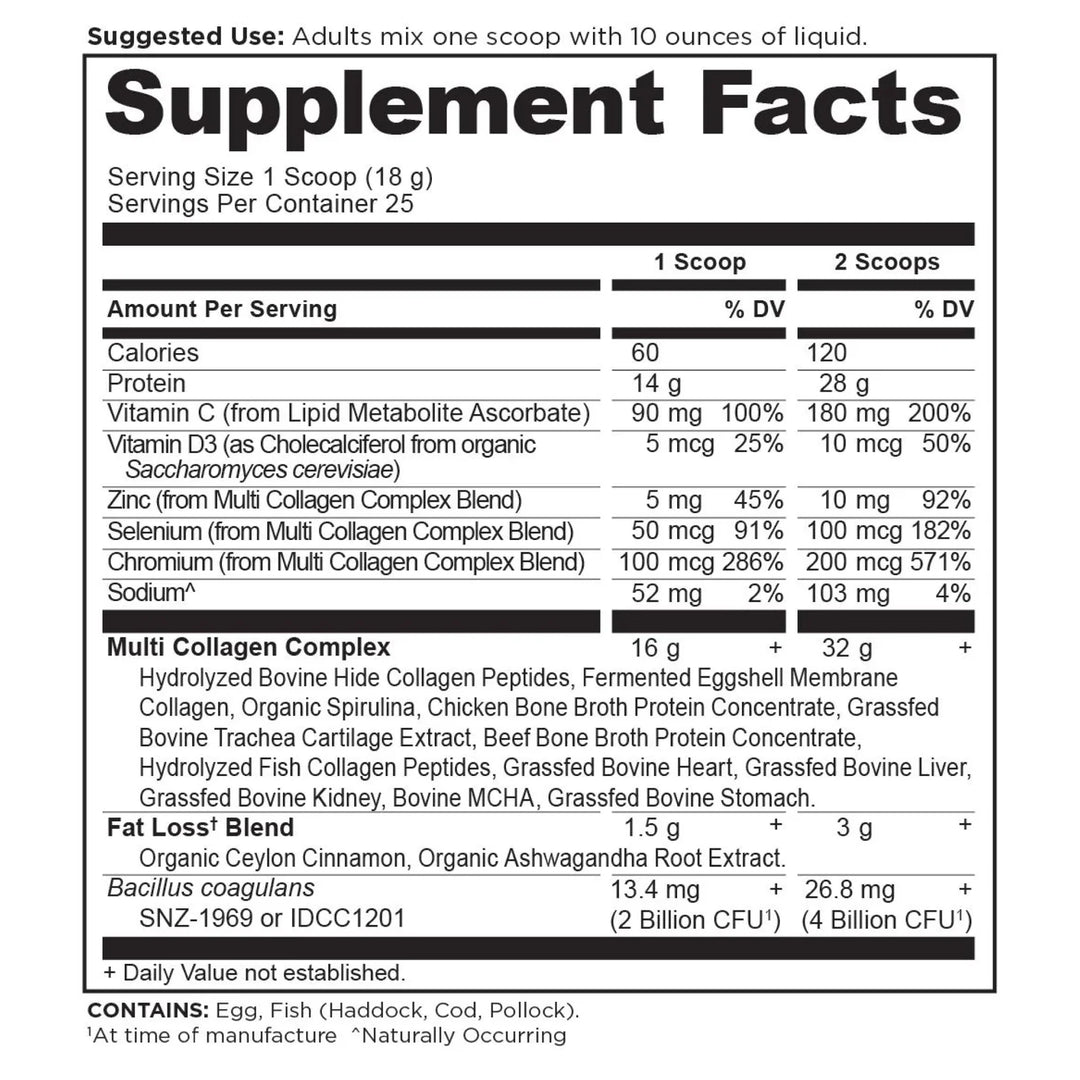 Ancient Nutrition Multi Collagen Advanced Benefits Lean 15.9oz