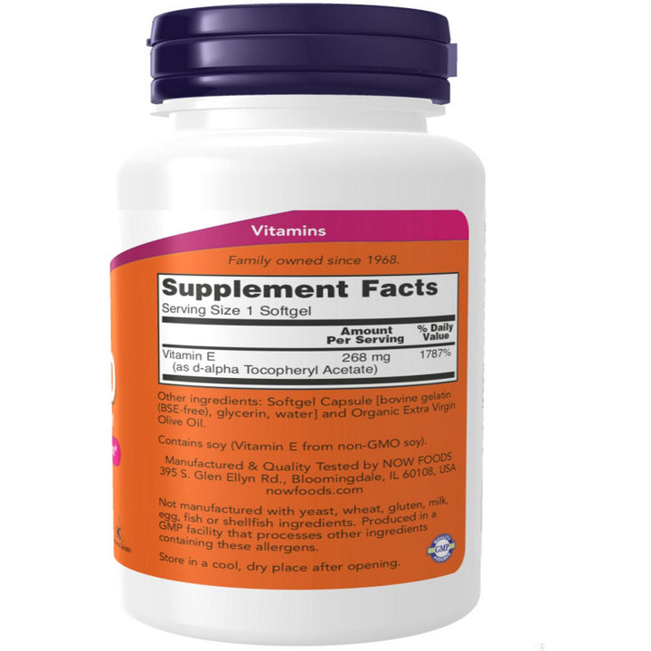 Now Foods Vitamin E 400 IU  100 Softgels