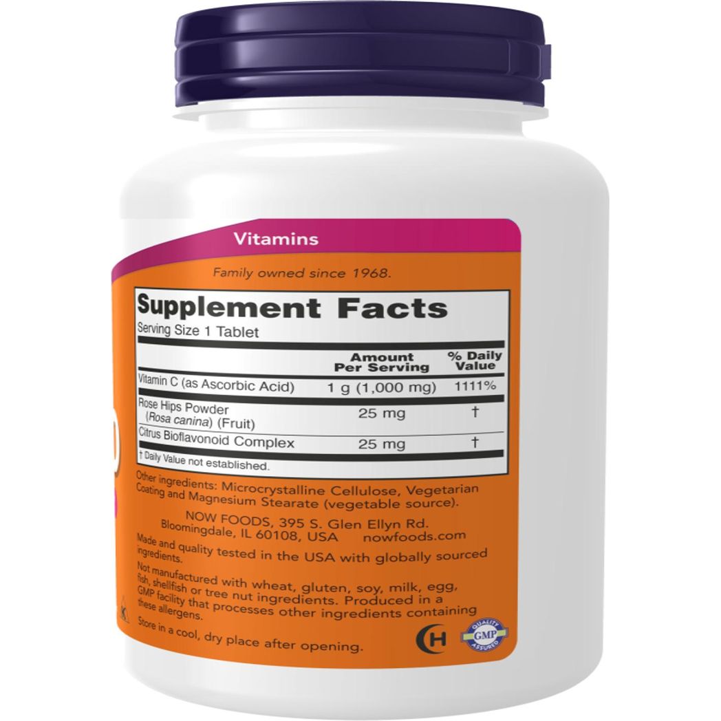 NOW Foods Vitamin C-1000 100 Tablets