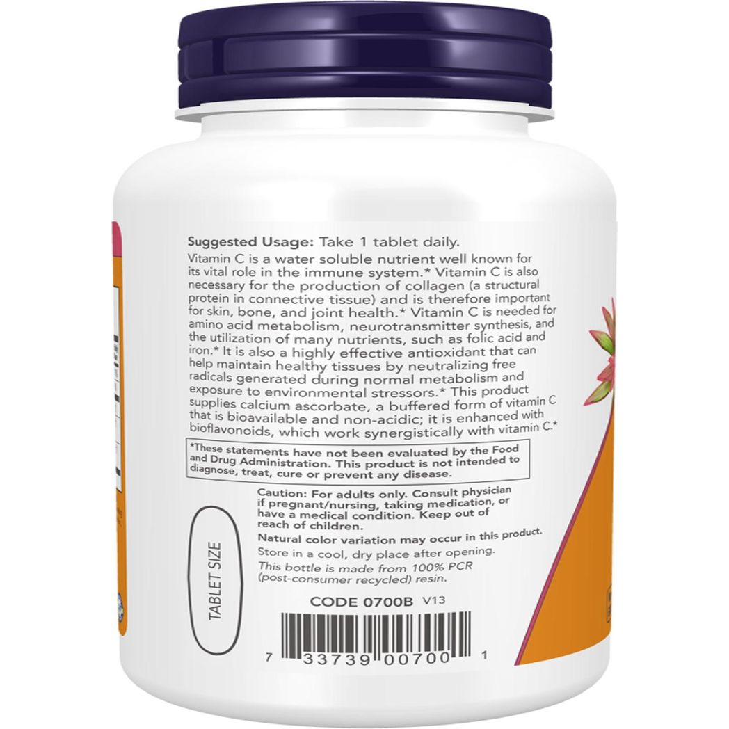 Complejo de vitamina C-1000 de NOW Foods, 90 comprimidos tamponados