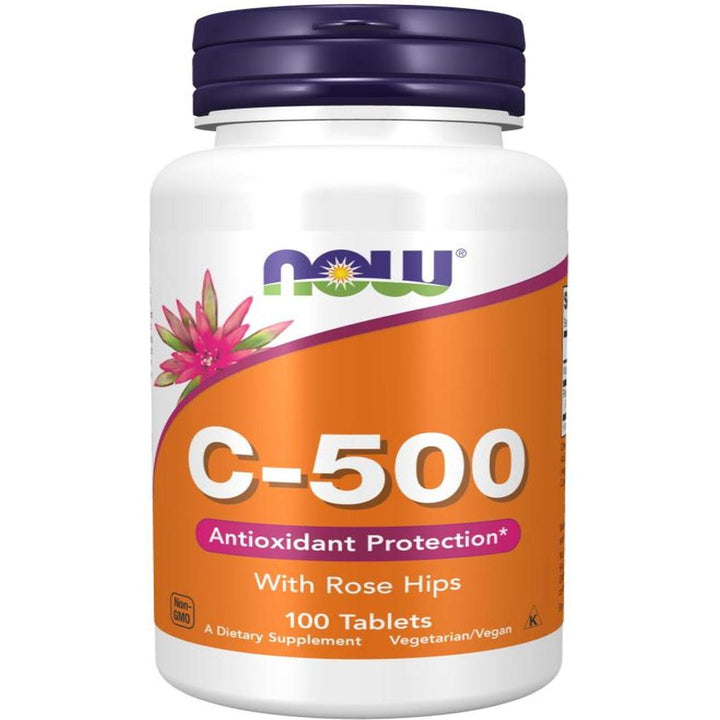 NOW Foods Vitamina C-500 100 comprimidos