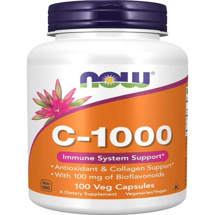 Vitamina C-1000 de NOW Foods: 100 cápsulas