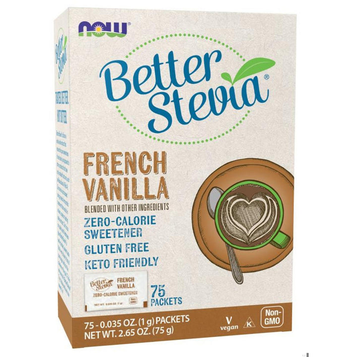 NOW Foods BetterStevia® French Vanilla 75 packets