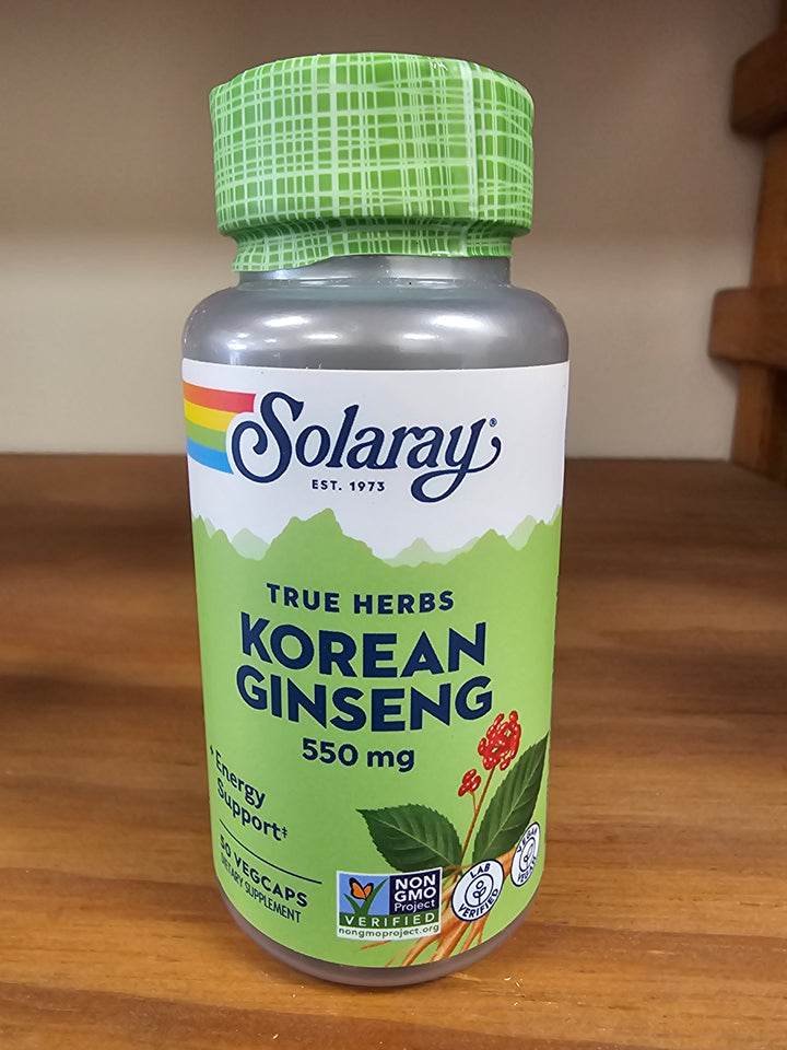 Solaray Korean Ginseng 550 mg - 50 capsules