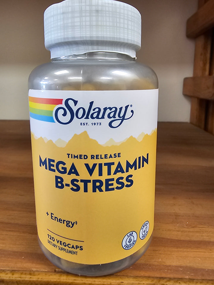 Solaray Two-Stage Mega Vitamin B-Stress - 120 capsules