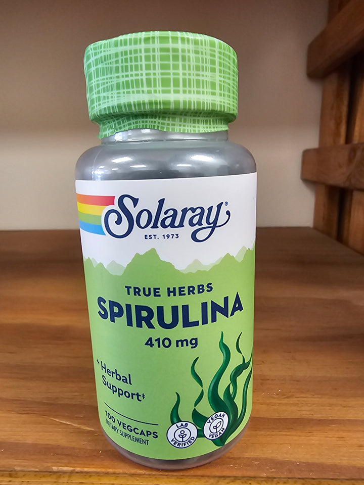 Solaray Spirulina 410 mg 100 capsules