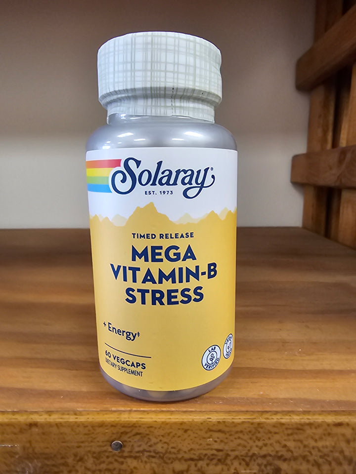 Solaray Two-Stage Mega B Stress - 60 capsules