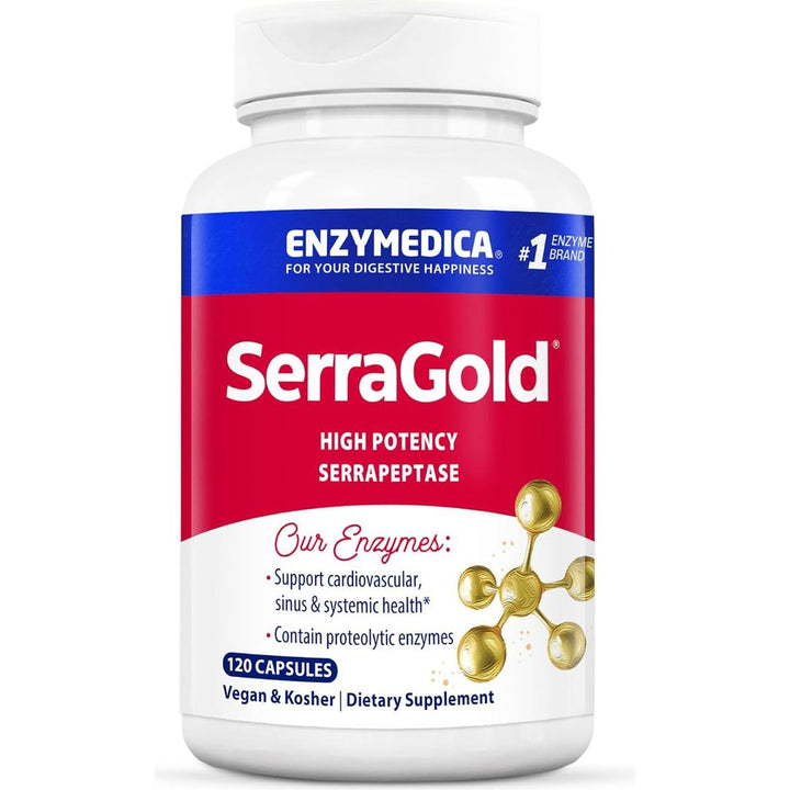 Enzymedica SerraGold™ 120 cápsulas