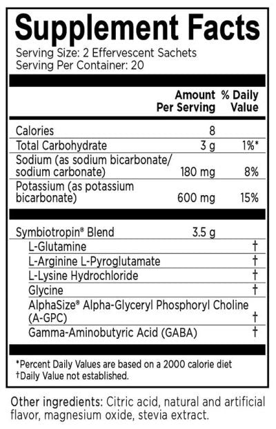 Nutraceutics Symbiotropin 40 Effervescent Packets Berry-flavored